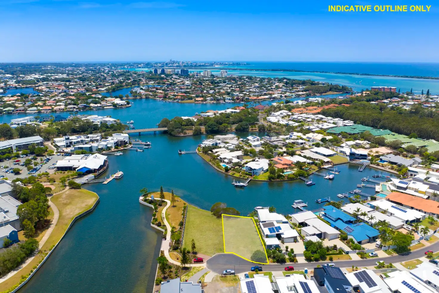 Main view of Homely land listing, 32 Harbourlights Way, Pelican Waters QLD 4551