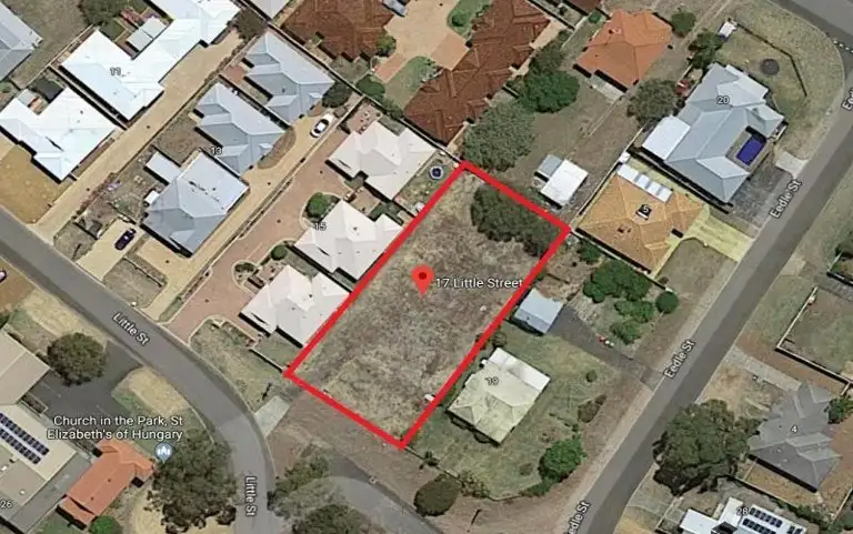 Main view of Homely land listing, 17 Little Street, Carey Park WA 6230