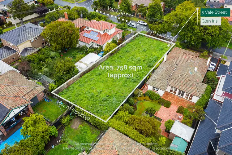 Main view of Homely land listing, 5 Vale Street, Glen Iris VIC 3146