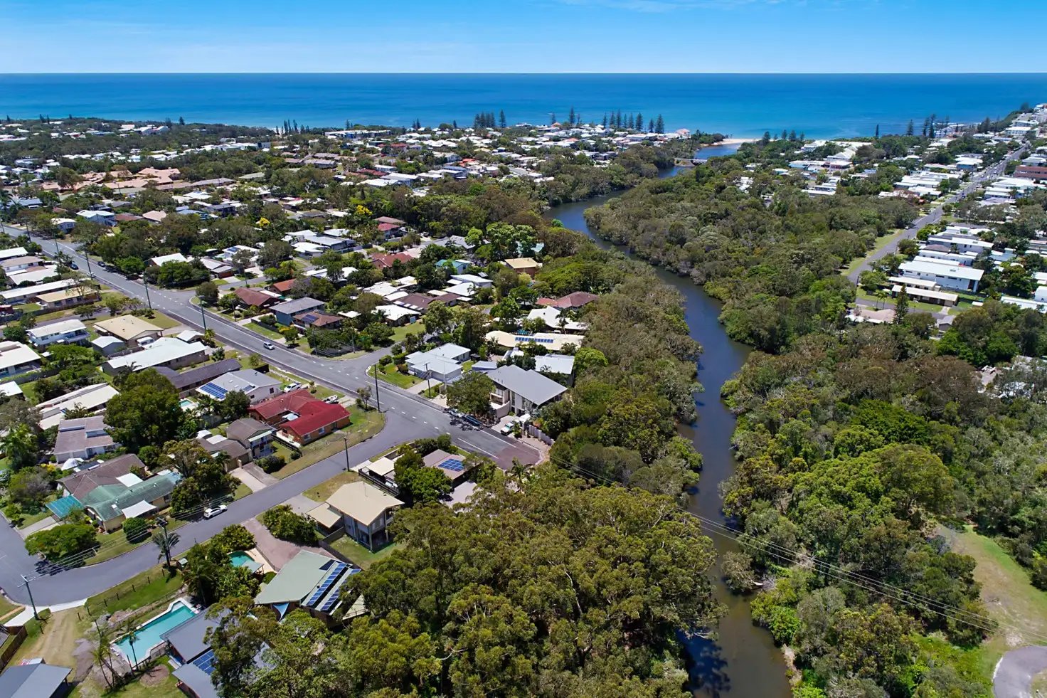 Main view of Homely semi-detached listing, 1/16 Kalanda Court, Dicky Beach QLD 4551