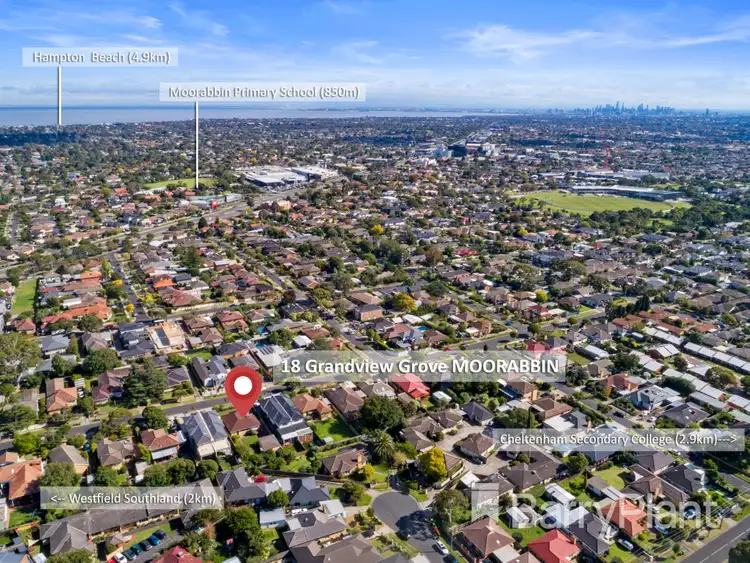 Second view of Homely house listing, 18 Grandview Grove, Moorabbin VIC 3189