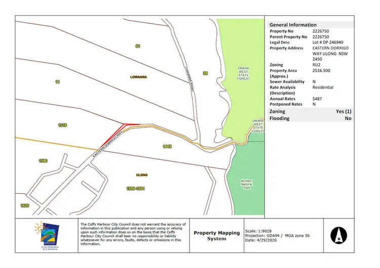 Second view of Homely land listing, Lot 4/DP 246940 Eastern Dorrigo Way, Ulong NSW 2450