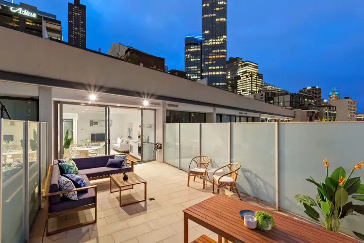 Main view of Homely apartment listing, 1407/555 Flinders Street, Melbourne VIC 3000
