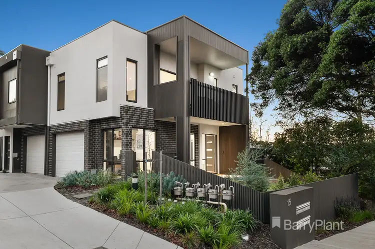 Main view of Homely townhouse listing, 1/15 Melaleuca Avenue, Templestowe Lower VIC 3107