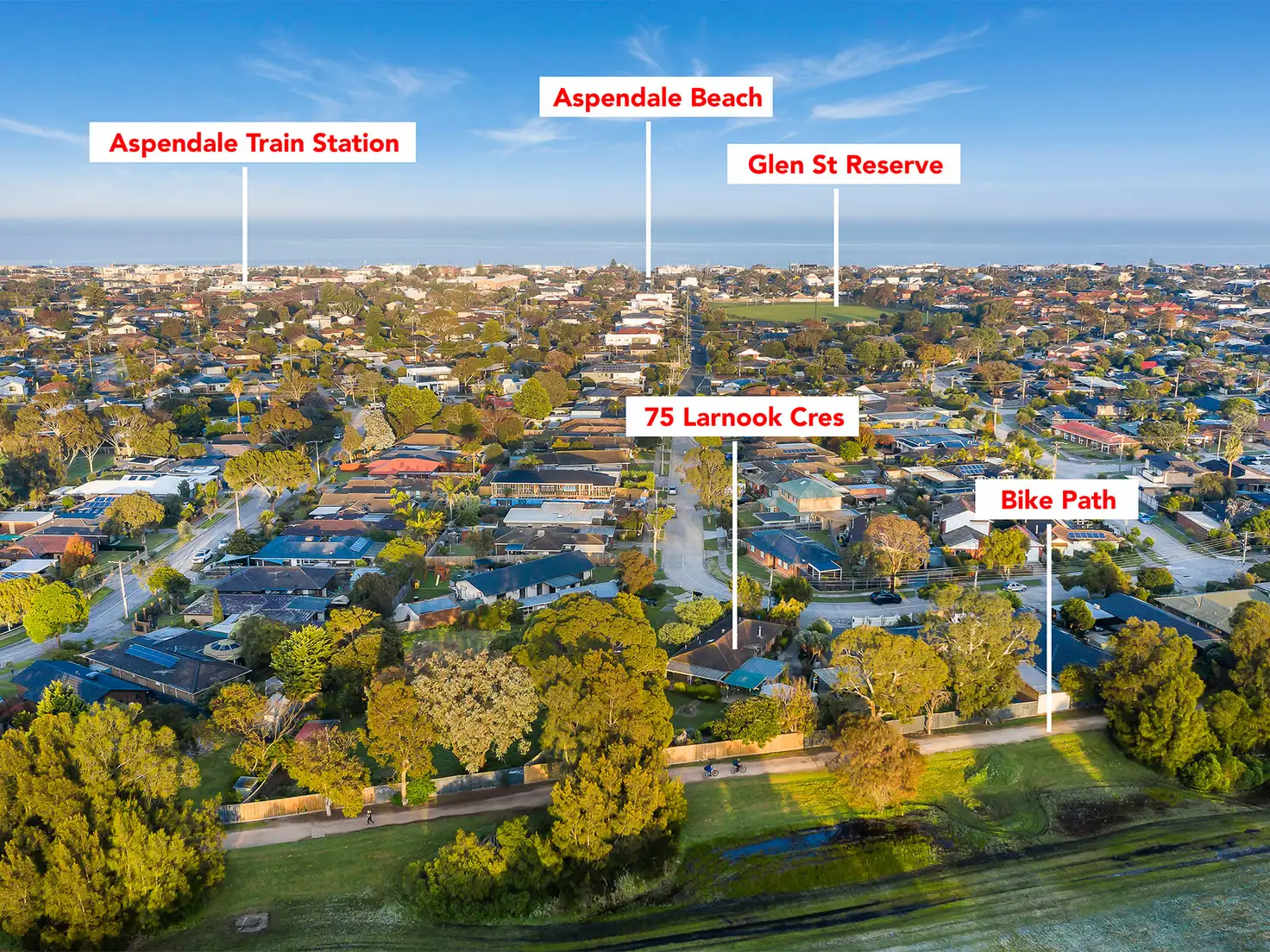 Main view of Homely house listing, 75 Larnook Crescent, Aspendale VIC 3195