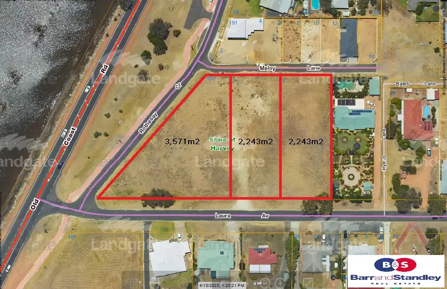 Main view of Homely land listing, 189 Rothesay Crescent, Australind WA 6233