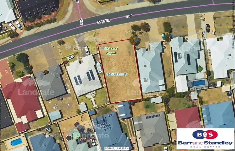 Main view of Homely land listing, 263 Dalyellup Boulevard, Dalyellup WA 6230