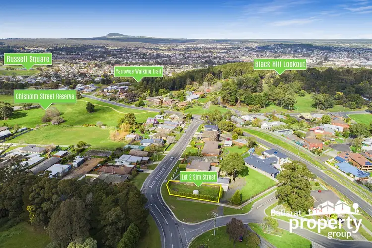 Third view of Homely land listing, Lot/2 Sim Street, Black Hill VIC 3350