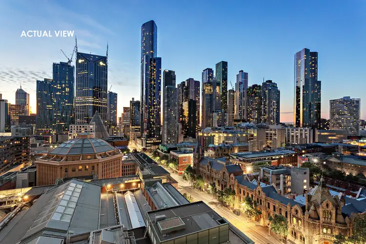 Main view of Homely apartment listing, 1401/318 Russell Street, Melbourne VIC 3000