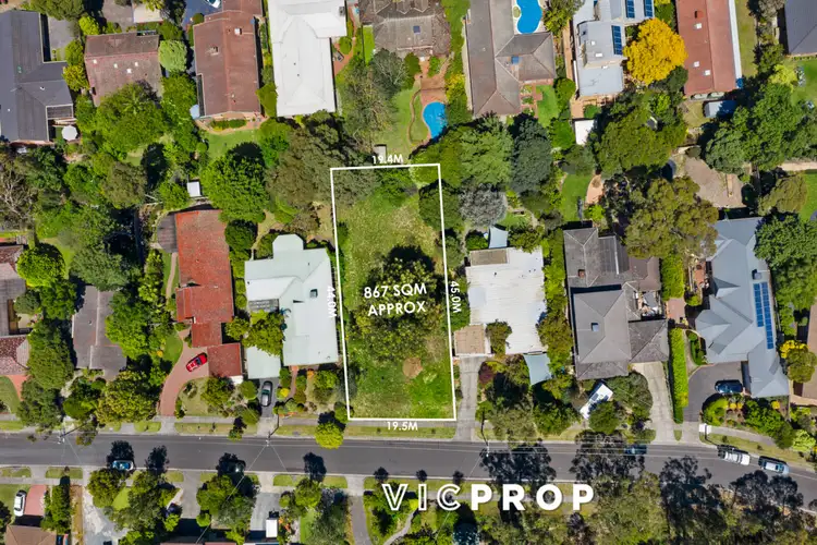 Main view of Homely land listing, 39 Webster Avenue, Croydon VIC 3136