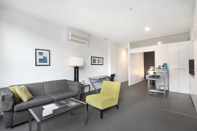 Third view of Homely serviced apartment listing, 505/100 Exhibition Street, Melbourne VIC 3000