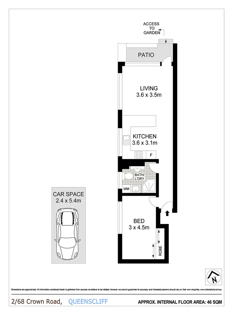 Fifth view of Homely apartment listing, 2/68 Crown Road, Queenscliff NSW 2096