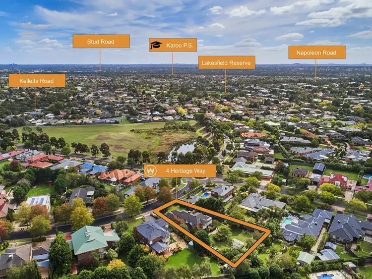 Second view of Homely house listing, 4 Heritage Way, Lysterfield VIC 3156