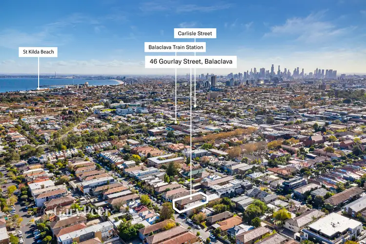Second view of Homely block of units listing, 1-6/46 Gourlay Street, Balaclava VIC 3183
