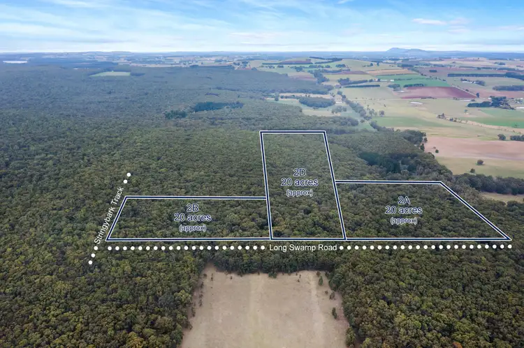 Main view of Homely land listing, Lot 2B/360 Long Swamp Road, Mollongghip VIC 3352