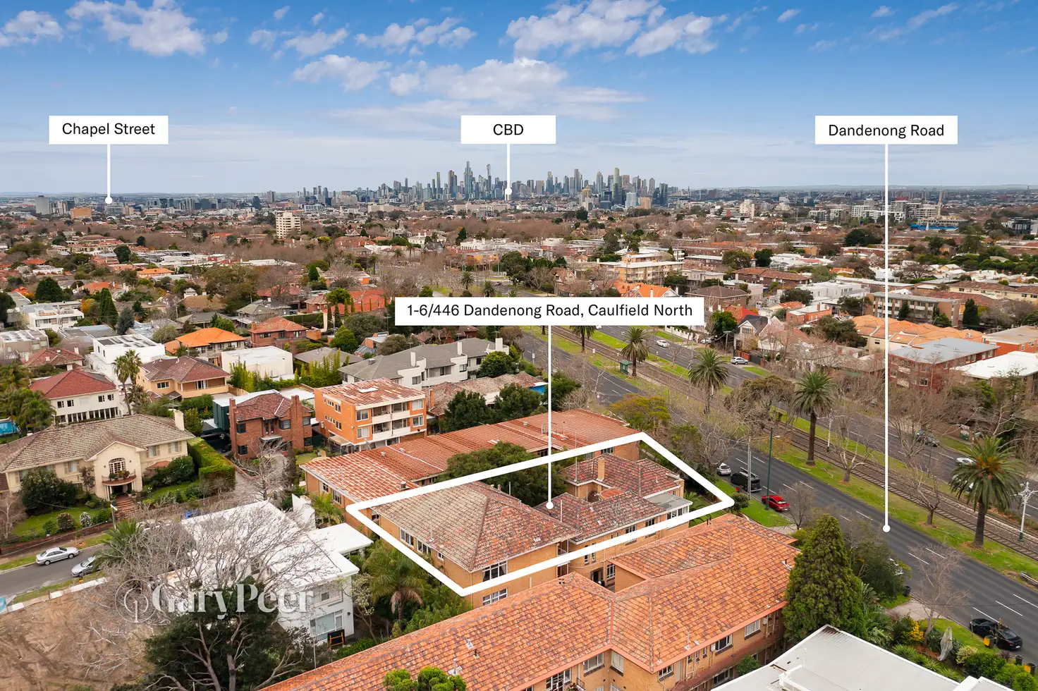 Main view of Homely block of units listing, 1-6/446 Dandenong Road, Caulfield North VIC 3161