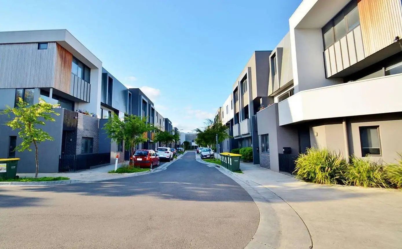 Main view of Homely townhouse listing, 18 Lomandra Walkway, Brunswick East VIC 3057