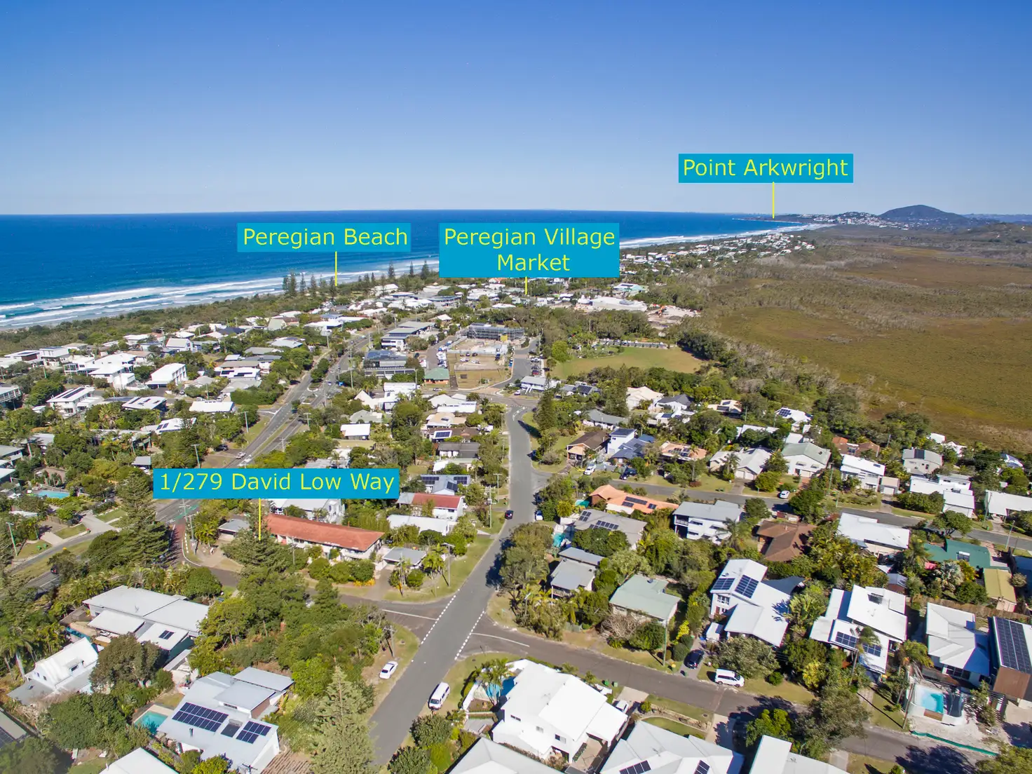 Main view of Homely unit listing, 1/279 David Low Way, Peregian Beach QLD 4573