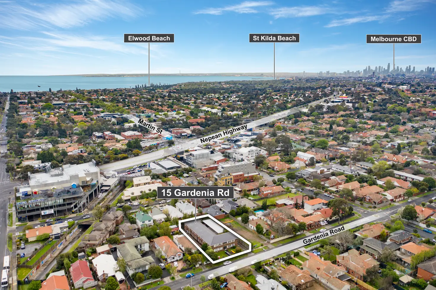 Main view of Homely block of units listing, 1-11/15 Gardenia Road, Gardenvale VIC 3185