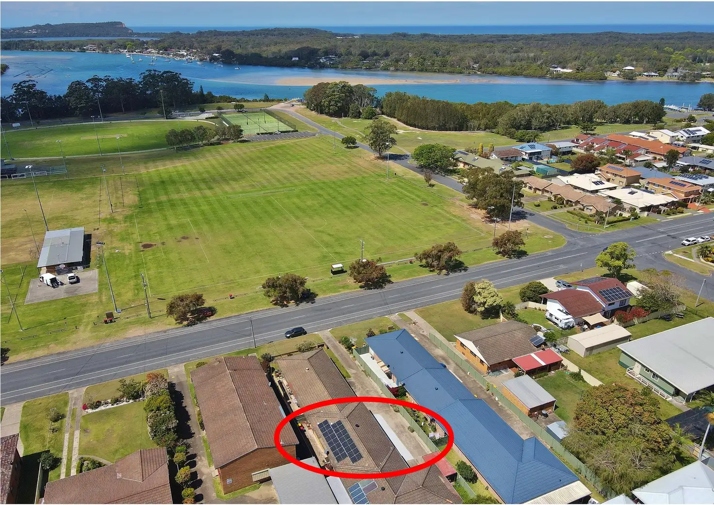 Main view of Homely villa listing, 2/34 Lake Street, Laurieton NSW 2443