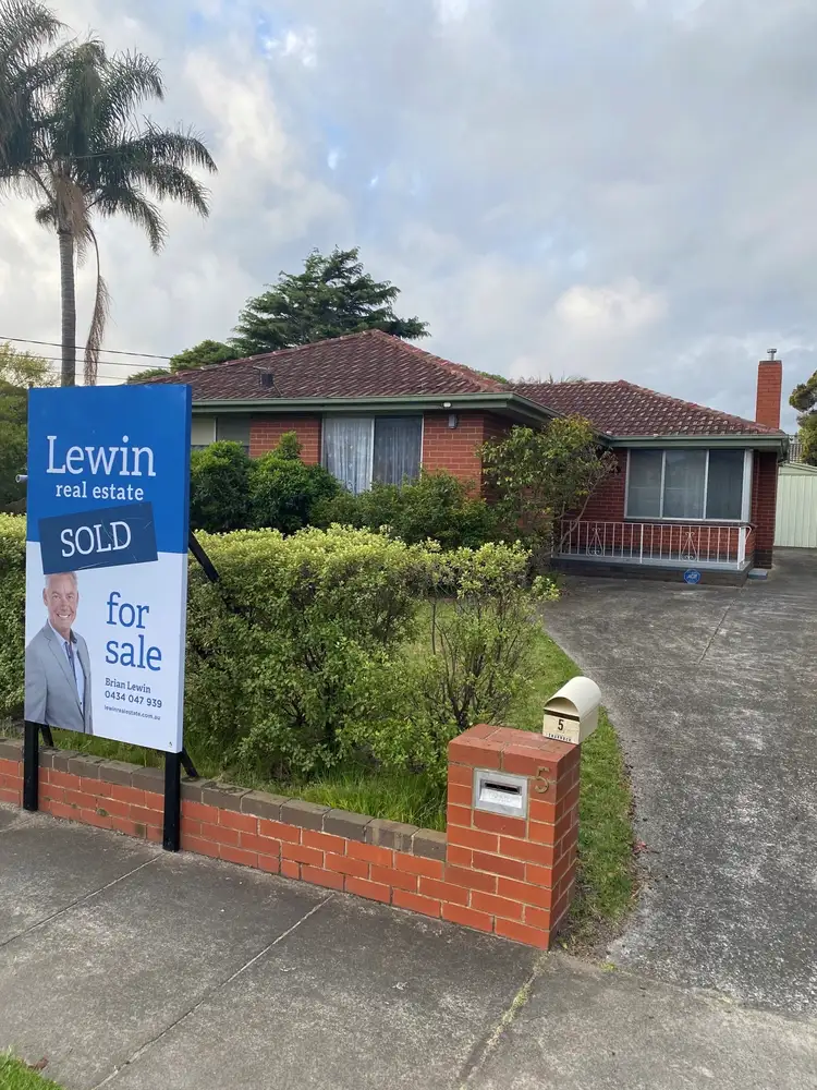 Main view of Homely house listing, 5 Sharrock Avenue, Cheltenham VIC 3192