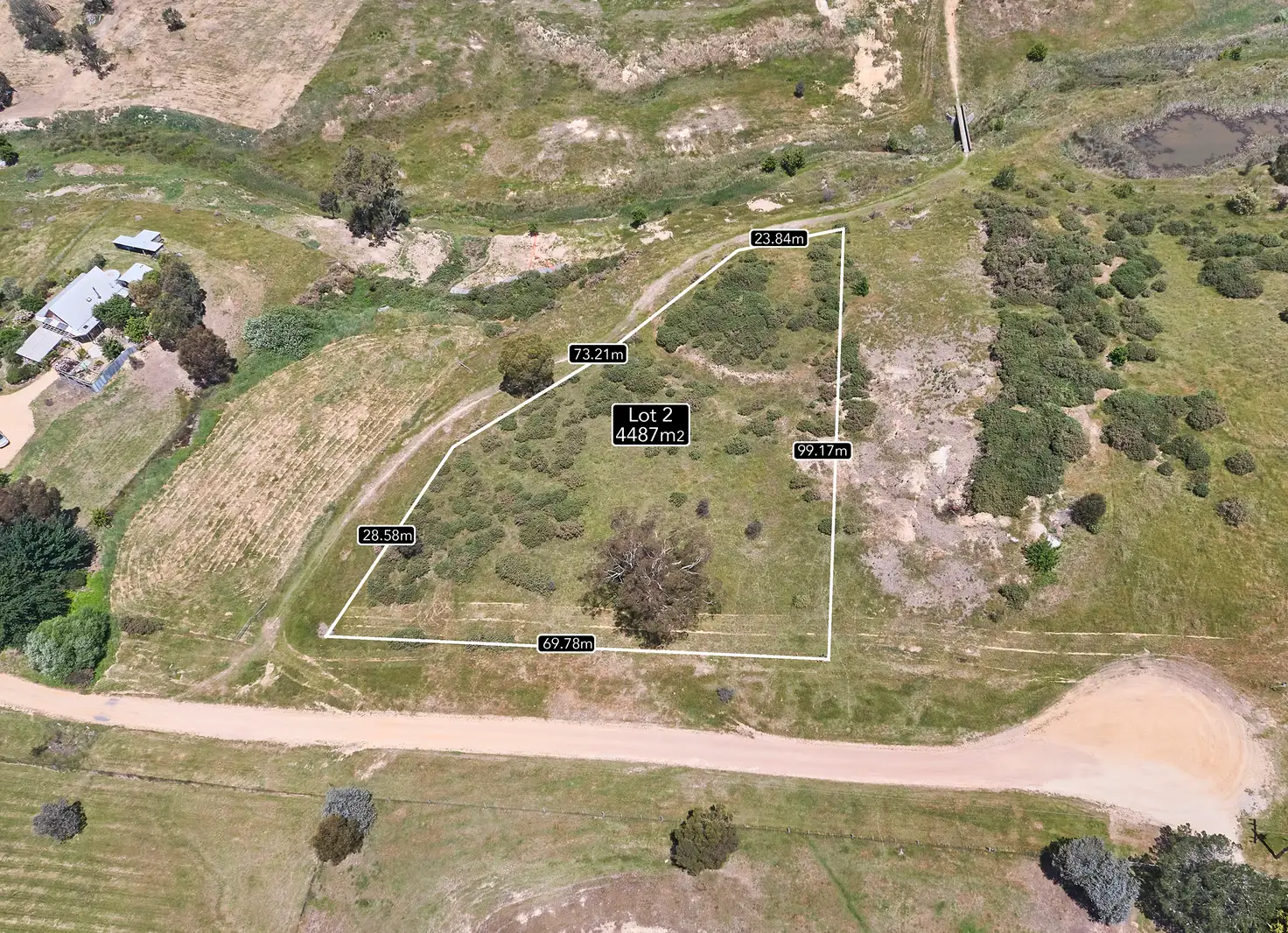 Main view of Homely land listing, LOT Lot 2, 61 Pennos Road, Taradale VIC 3447