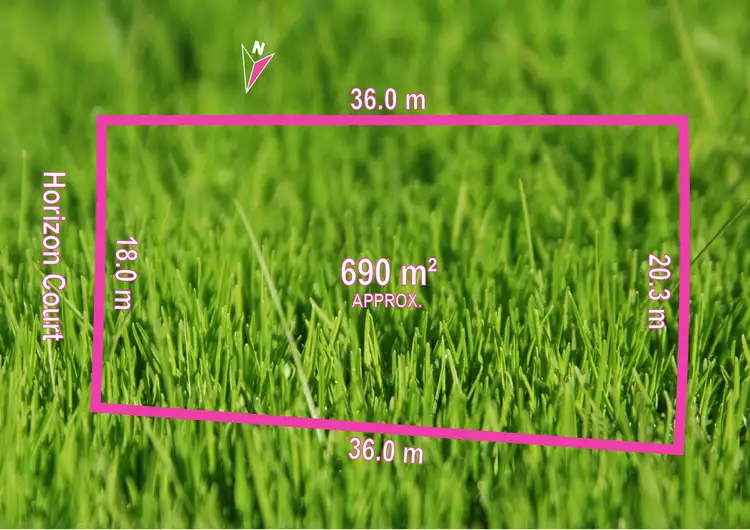 Second view of Homely land listing, 20 Horizon Court, Highton VIC 3216