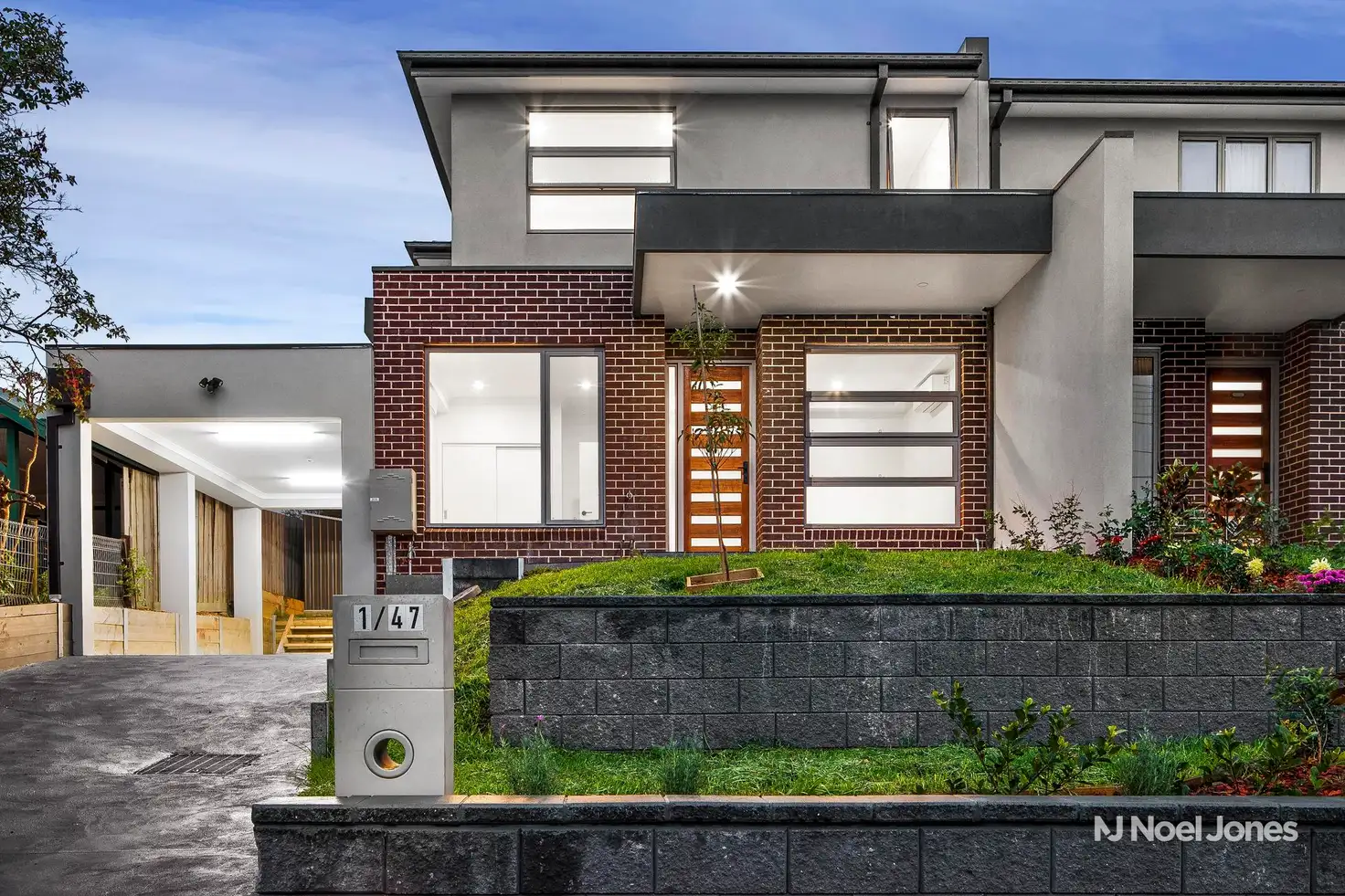 Main view of Homely townhouse listing, 1/47 Dunlavin Road, Mitcham VIC 3132
