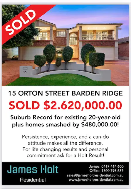 15 Orton Street, Barden Ridge NSW 2234