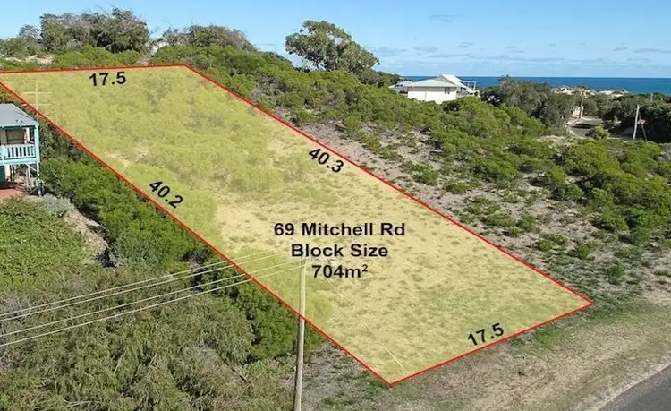 Main view of Homely land listing, 69 Mitchell Road, Preston Beach WA 6215
