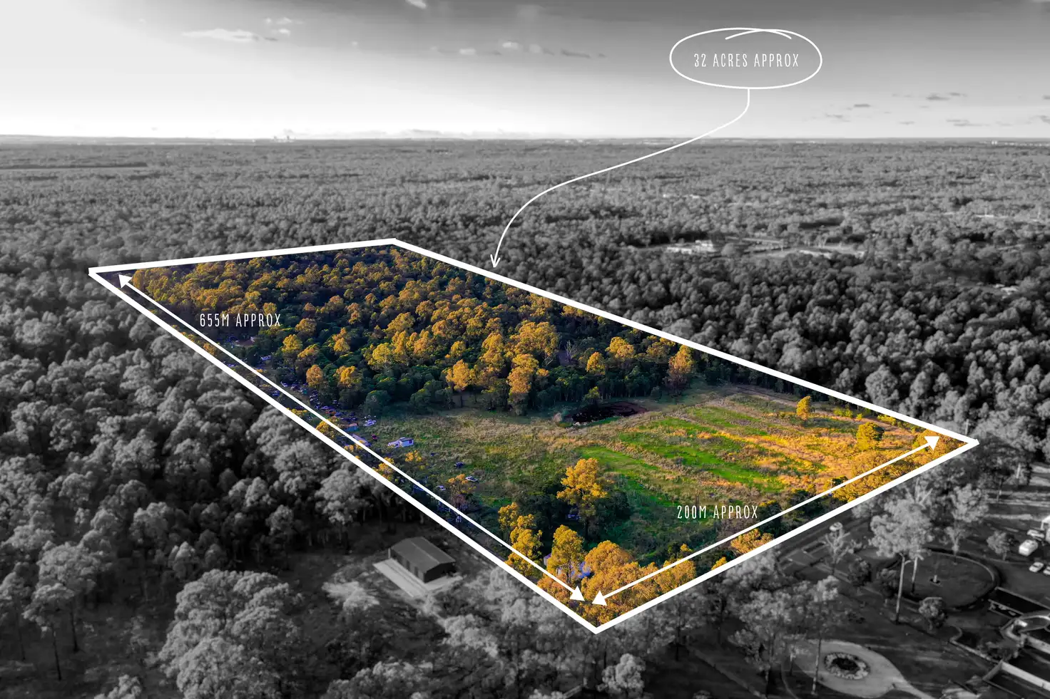 Main view of Homely land listing, 152-172 Rickards Road, Castlereagh NSW 2749