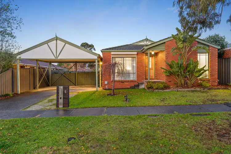 Second view of Homely house listing, 4 Hansen Court, Narre Warren VIC 3805