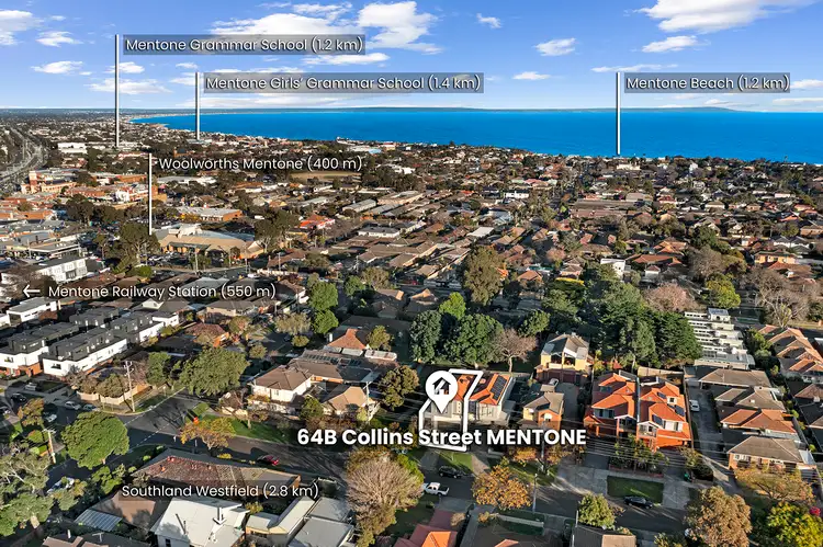 Second view of Homely townhouse listing, 64B Collins Street, Mentone VIC 3194