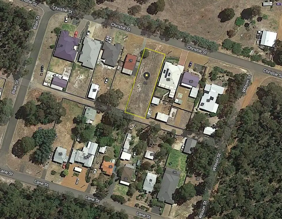 Main view of Homely land listing, 31 Christie Street, Collie WA 6225