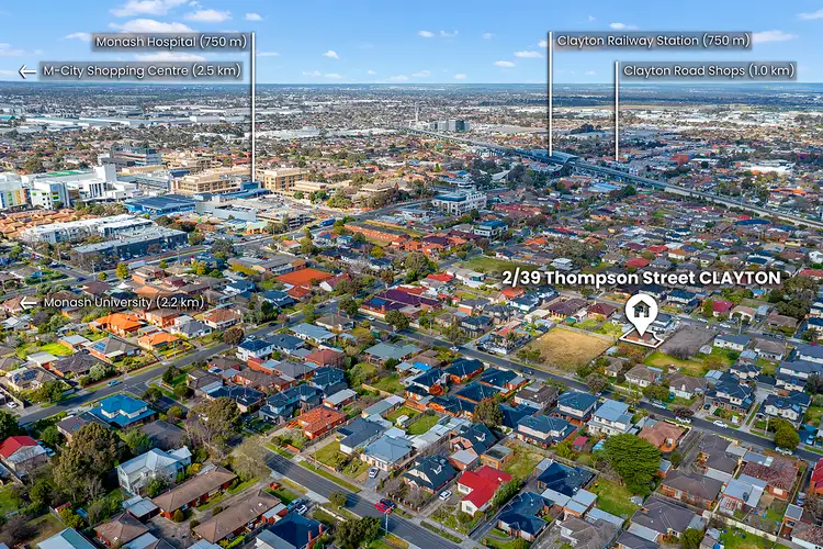 Second view of Homely unit listing, 2/39 Thompson Street, Clayton VIC 3168