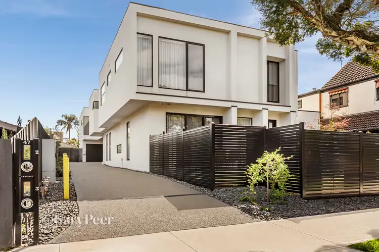 Main view of Homely townhouse listing, 2/47 Almond Street, Caulfield South VIC 3162