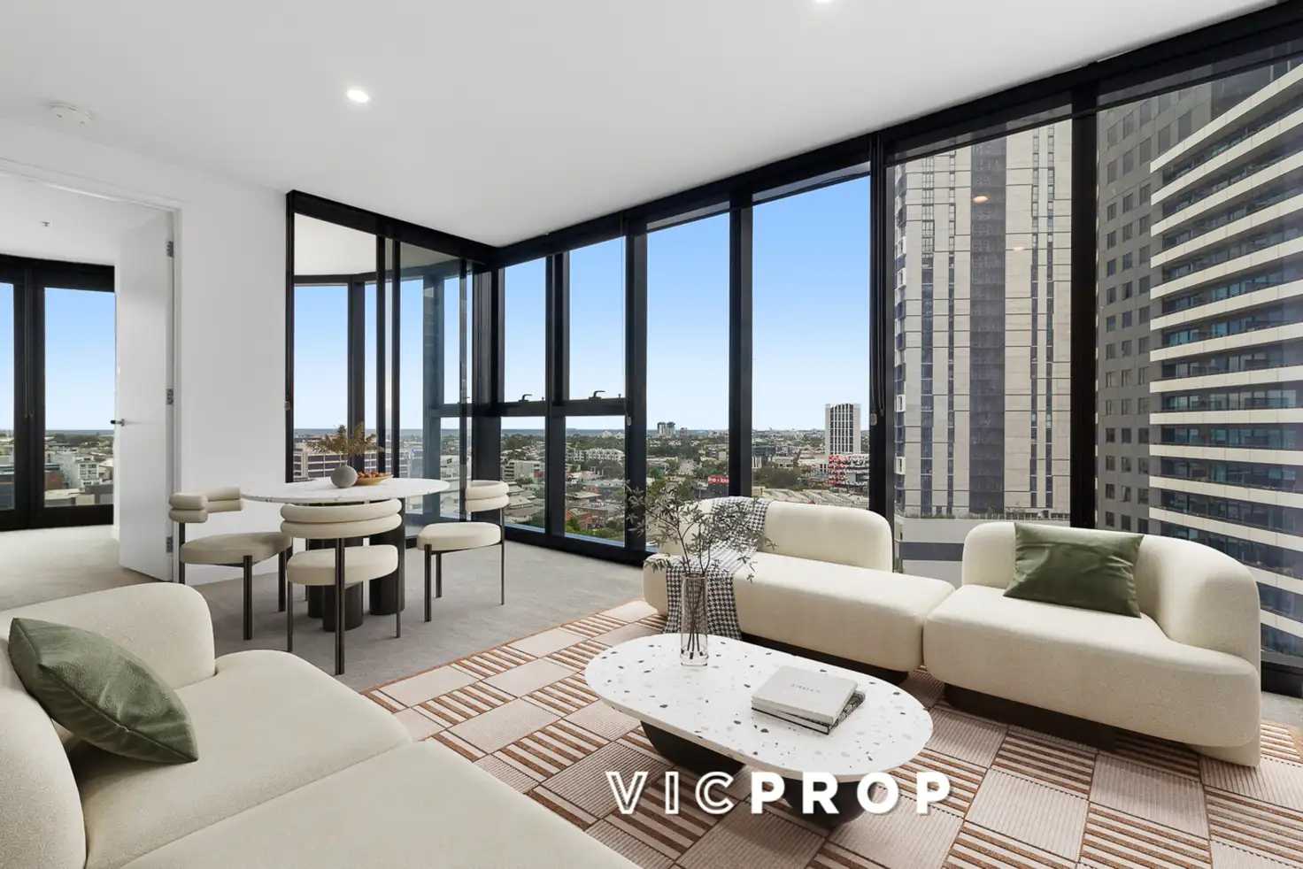 Main view of Homely apartment listing, 1403/105 Clarendon Street, Southbank VIC 3006