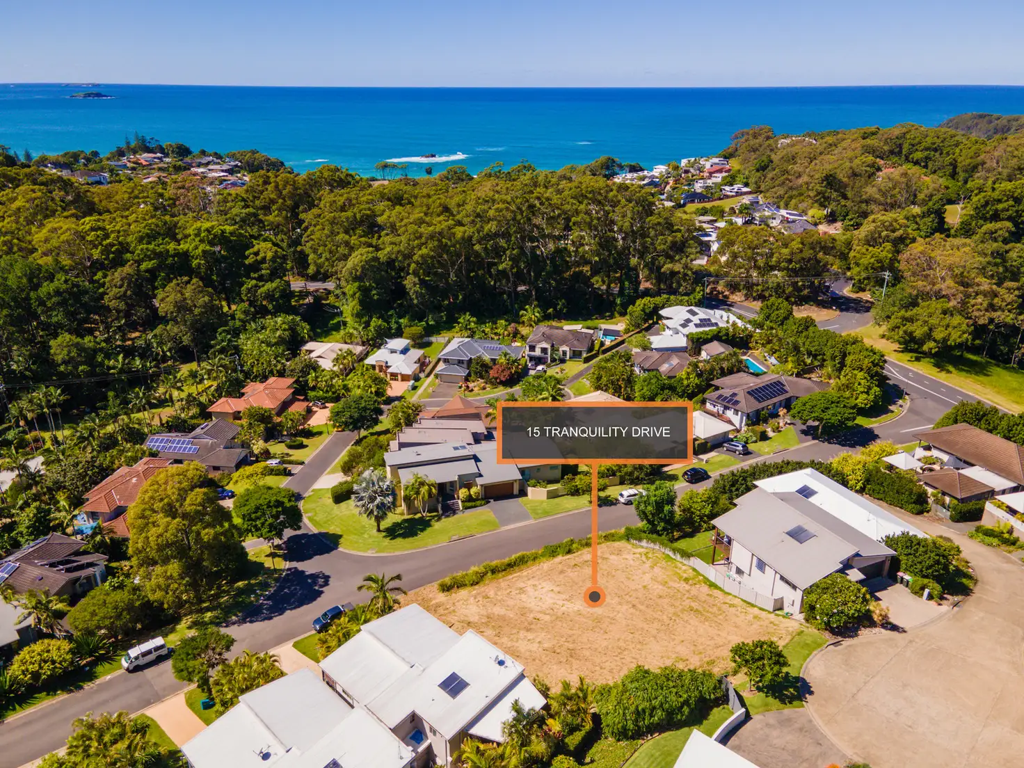 Main view of Homely land listing, 15 Tranquility Drive, Korora NSW 2450