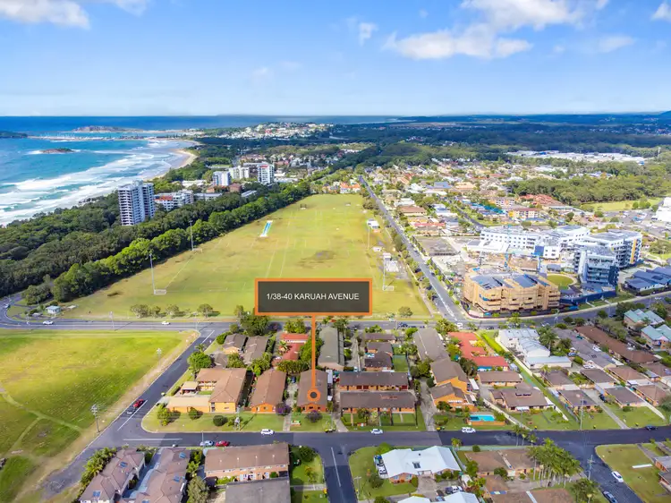Main view of Homely villa listing, 1/38-40 Karuah Avenue, Coffs Harbour NSW 2450