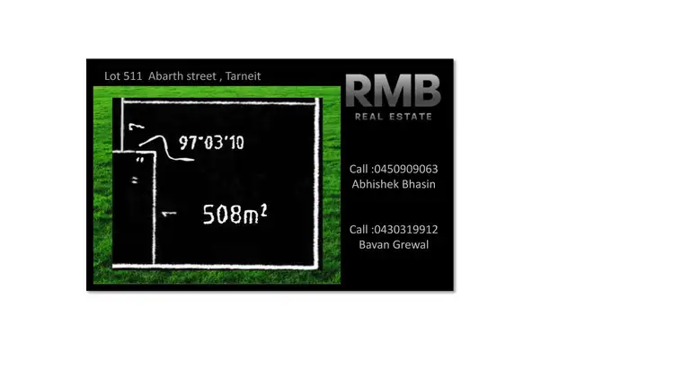 Main view of Homely land listing, LOT LOT, 511 abarth Street, Tarneit VIC 3029