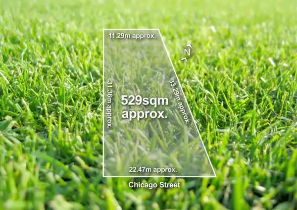 Main view of Homely land listing, 24 Chicago Street, Maribyrnong VIC 3032