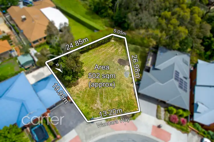Main view of Homely land listing, 27 Wandarra Way, Warranwood VIC 3134