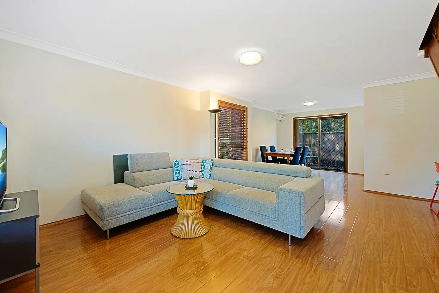 Main view of Homely townhouse listing, 1/5-7 Leamington Road, Dundas NSW 2117