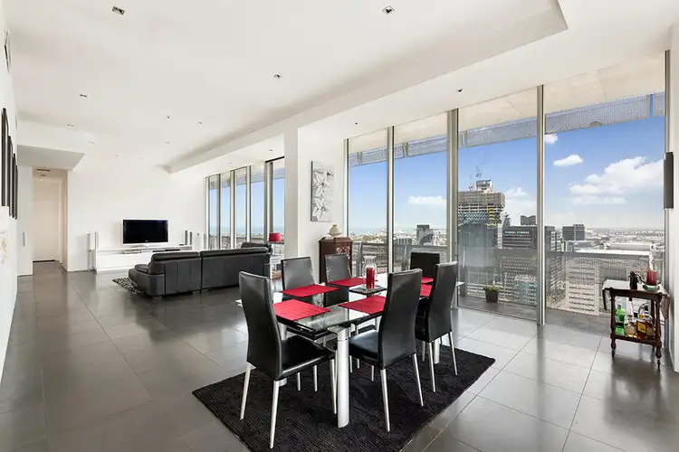 Third view of Homely apartment listing, 2702/620 Collins Street, Melbourne VIC 3000