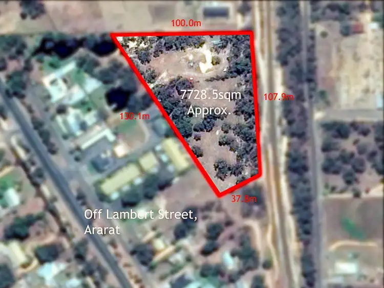 Main view of Homely land listing, Off Lambert Street, Ararat VIC 3377