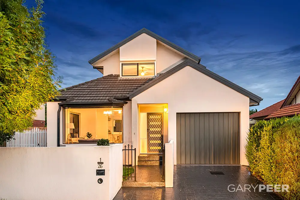 Main view of Homely townhouse listing, 1/26 Mernda Avenue, Carnegie VIC 3163