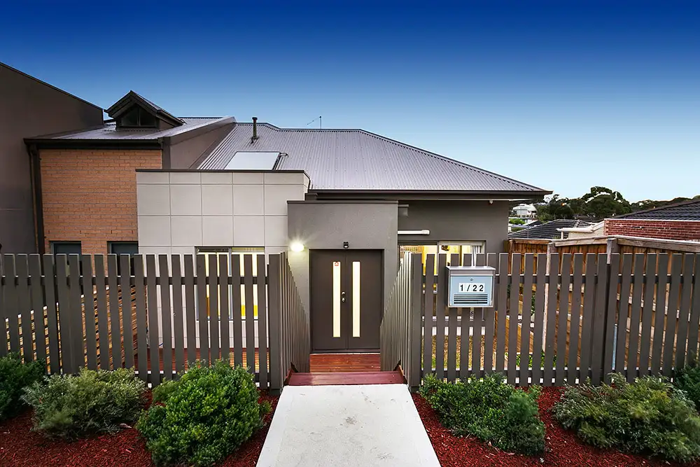Main view of Homely townhouse listing, 1/22 Alma Street, Lower Plenty VIC 3093