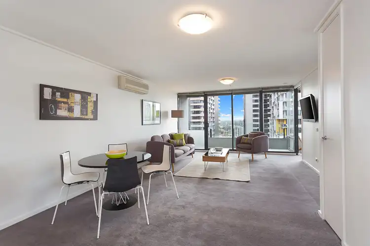 Second view of Homely apartment listing, 2409/668 Bourke Street, Melbourne VIC 3000