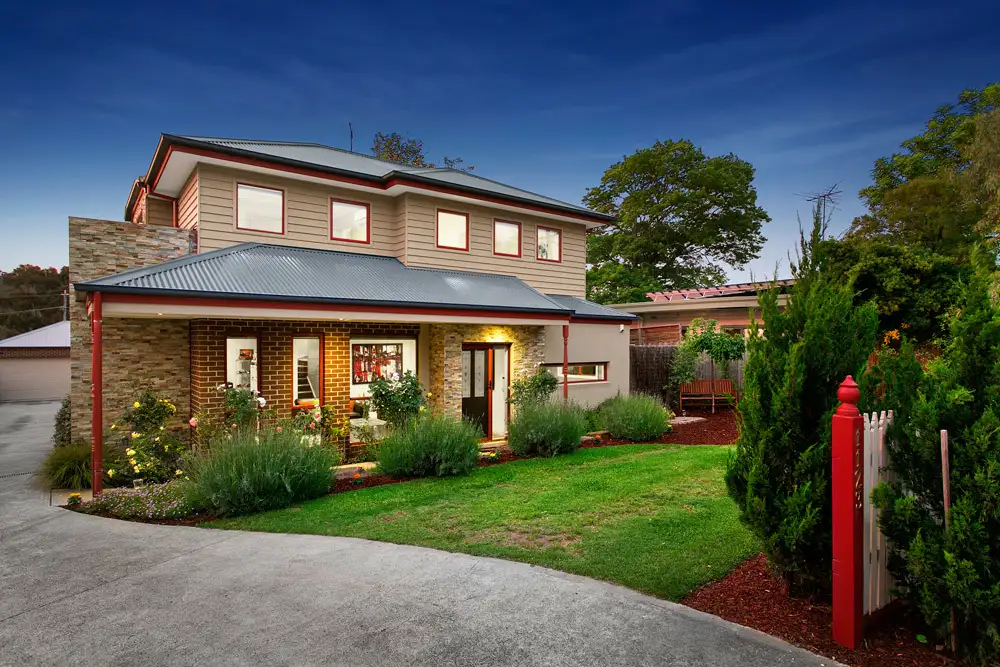 Main view of Homely townhouse listing, 1/1123 Main Road, Eltham VIC 3095