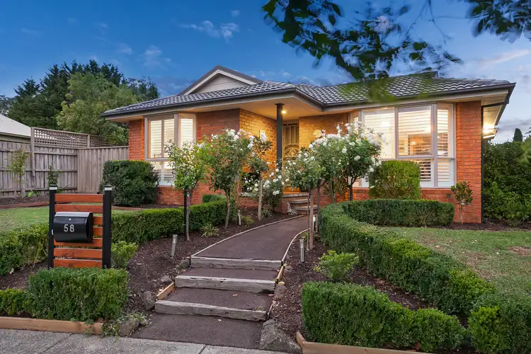 Main view of Homely house listing, 58 Eskdale Drive, Croydon Hills VIC 3136